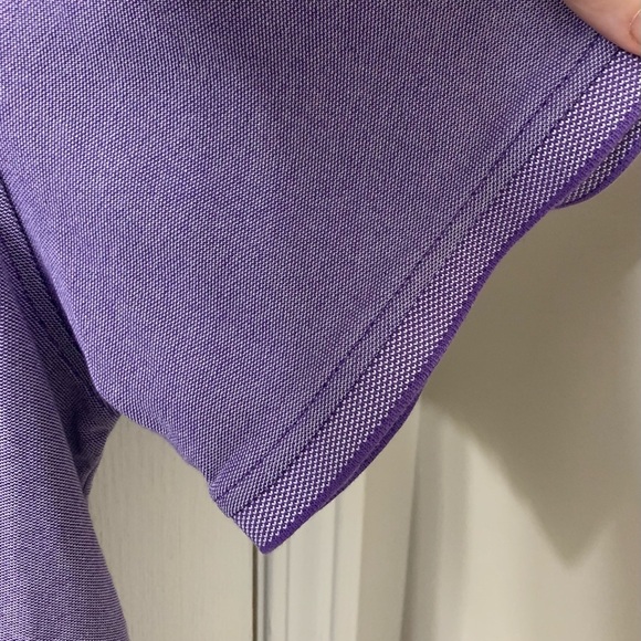 IZOD Purple Cotton Knit Performance Golf Shirt Men’s Large - Picture 10 of 13
